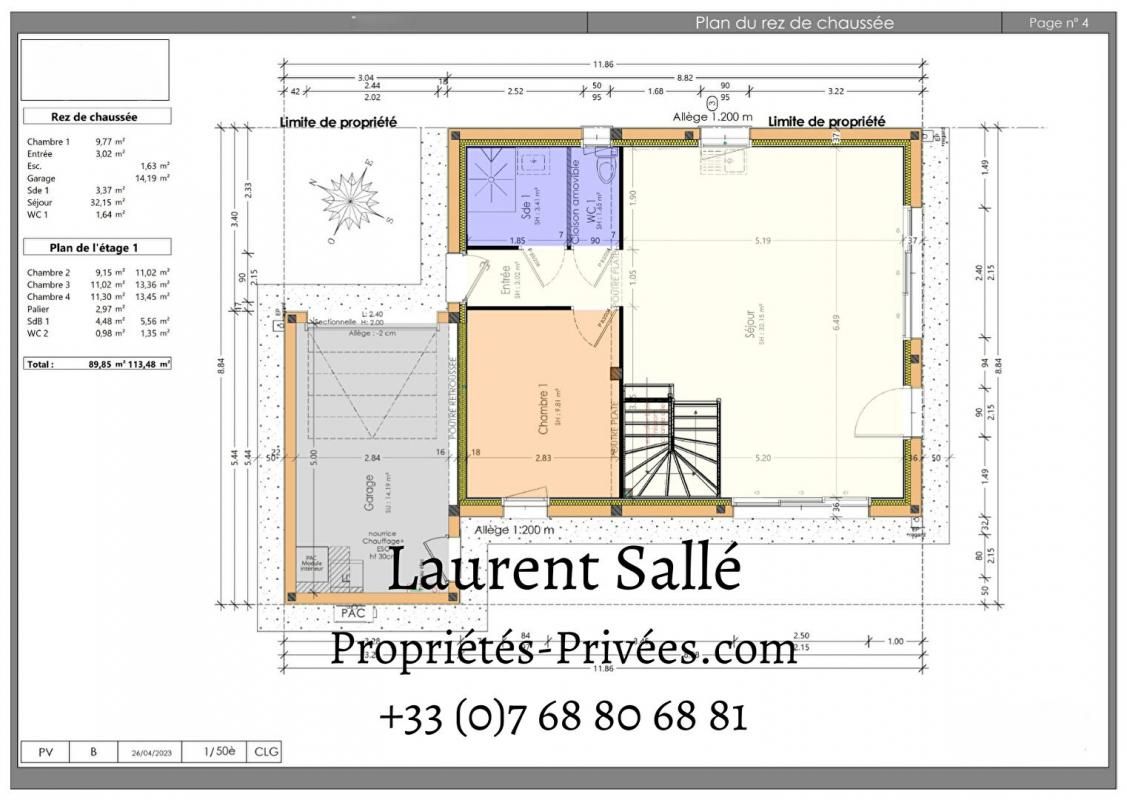 SARZEAU Maison  5 pièce(s) 89 m2 2