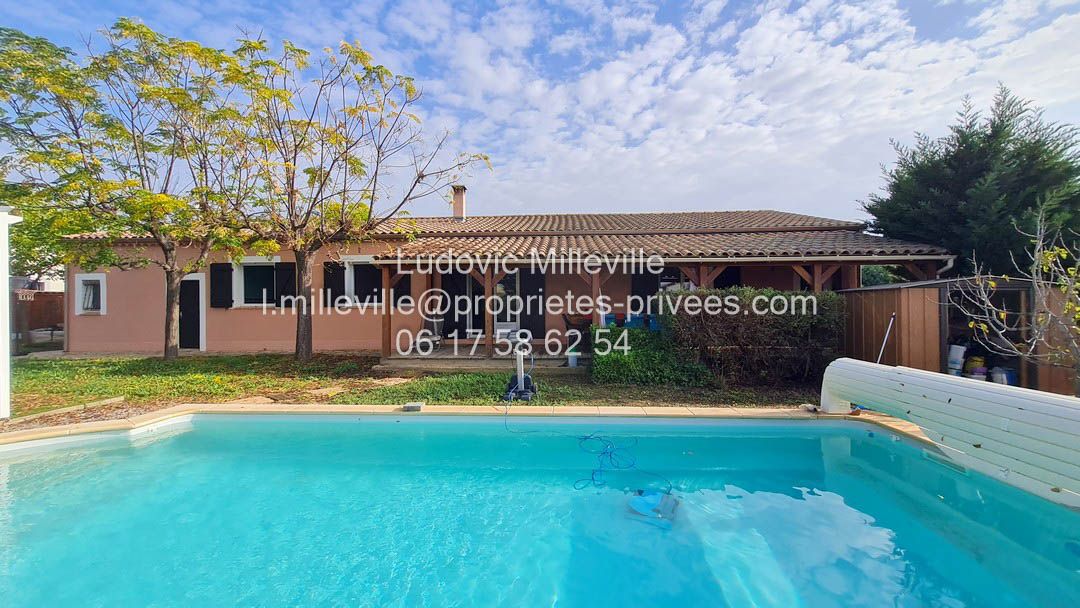 POUZOLLES villa type 5 de 140m² avec garage/piscine sur 1512m² de terrain 2