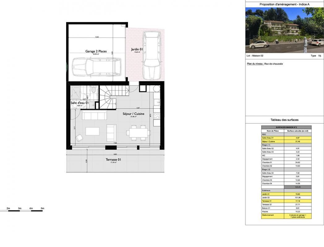 AUBAGNE À vendre : Maison neuve avec piscine à Aubagne 125m²  475 000 2