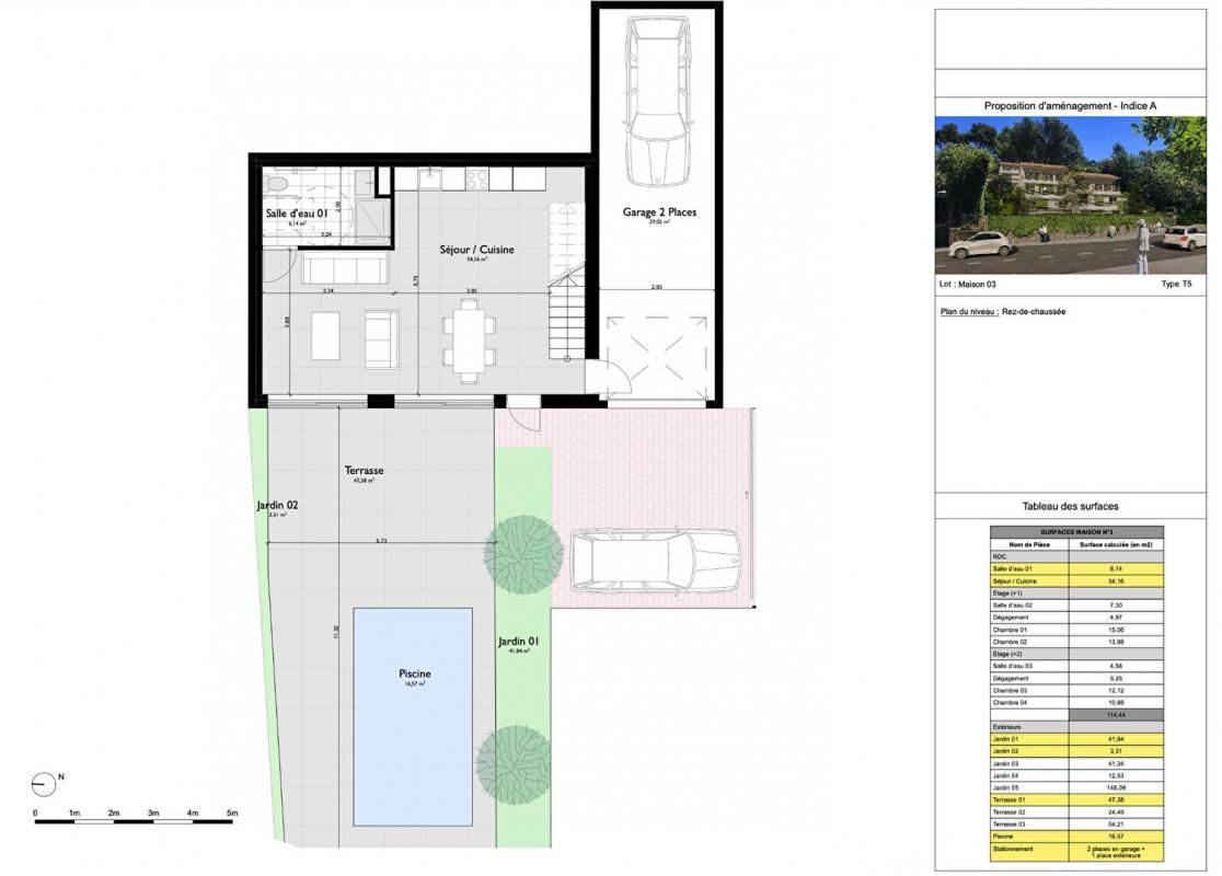 AUBAGNE À vendre : Maison neuve avec piscine à Aubagne 115m²  540 000 2