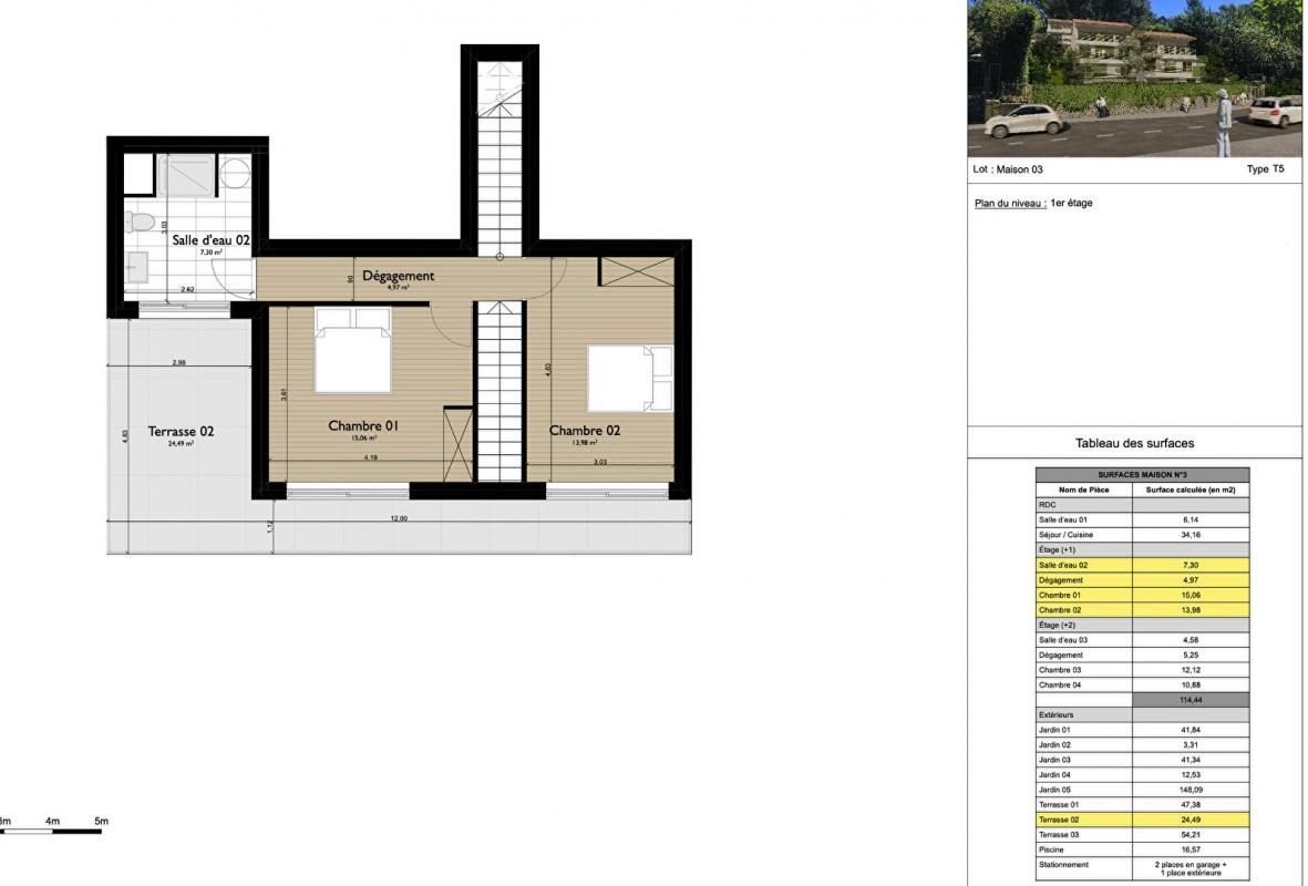 AUBAGNE À vendre : Maison neuve avec piscine à Aubagne 115m²  540 000 4