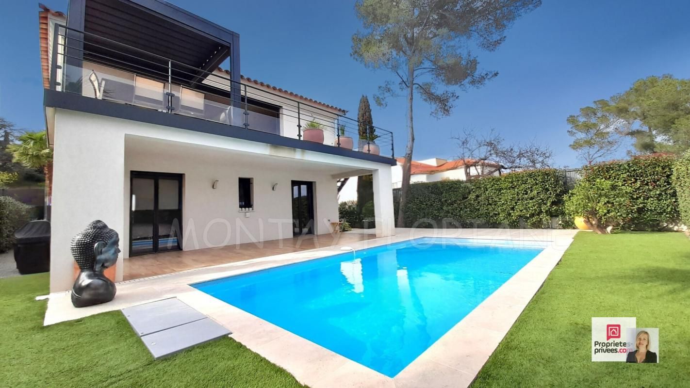 FREJUS Saint-Aygulf villa contemporaine vue mer avec piscine 1