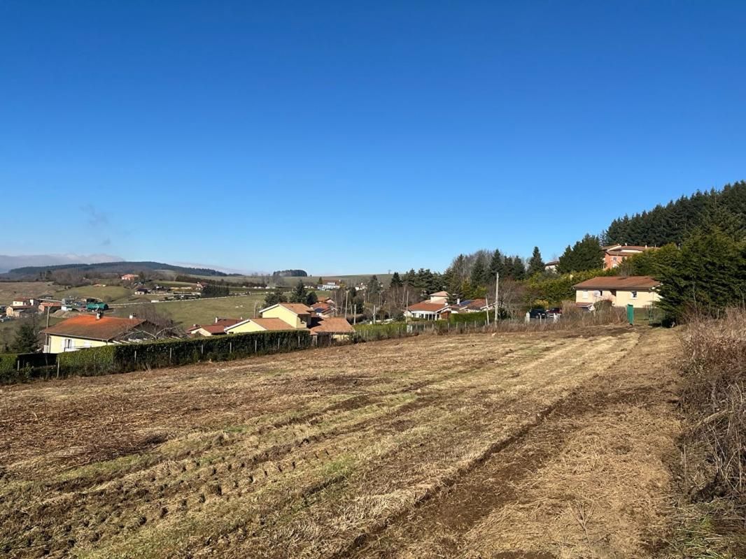 VIOLAY Terrain Violay  830 m2, viabilisé avec belle vue dégagée 2