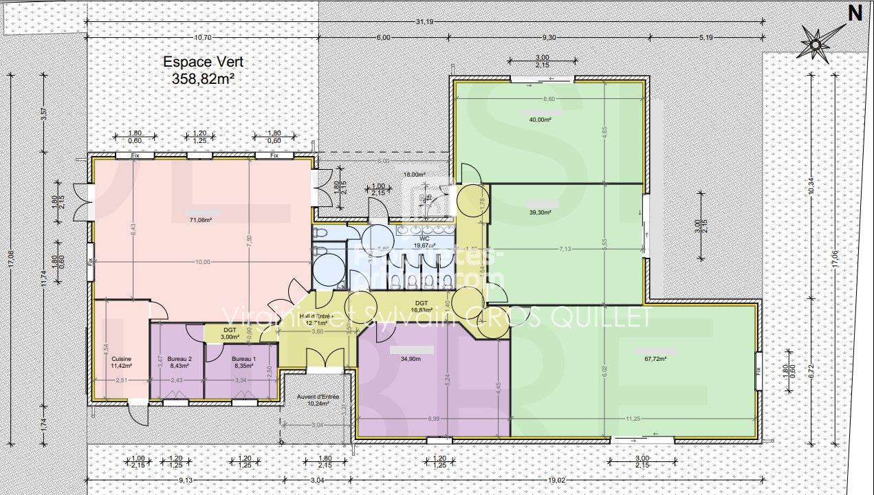 TOULOUSE TOULOUSE, secteur PURPAN  - BATIMENT COMMERCIAL   330 m² 2