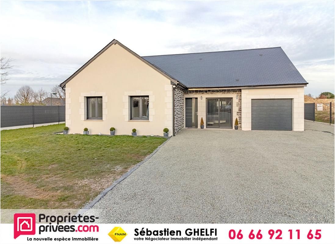 MONTRICHARD belle maison de plainpied -avec 3 chambres-cellier-gararge-parcelle de 780m² 1