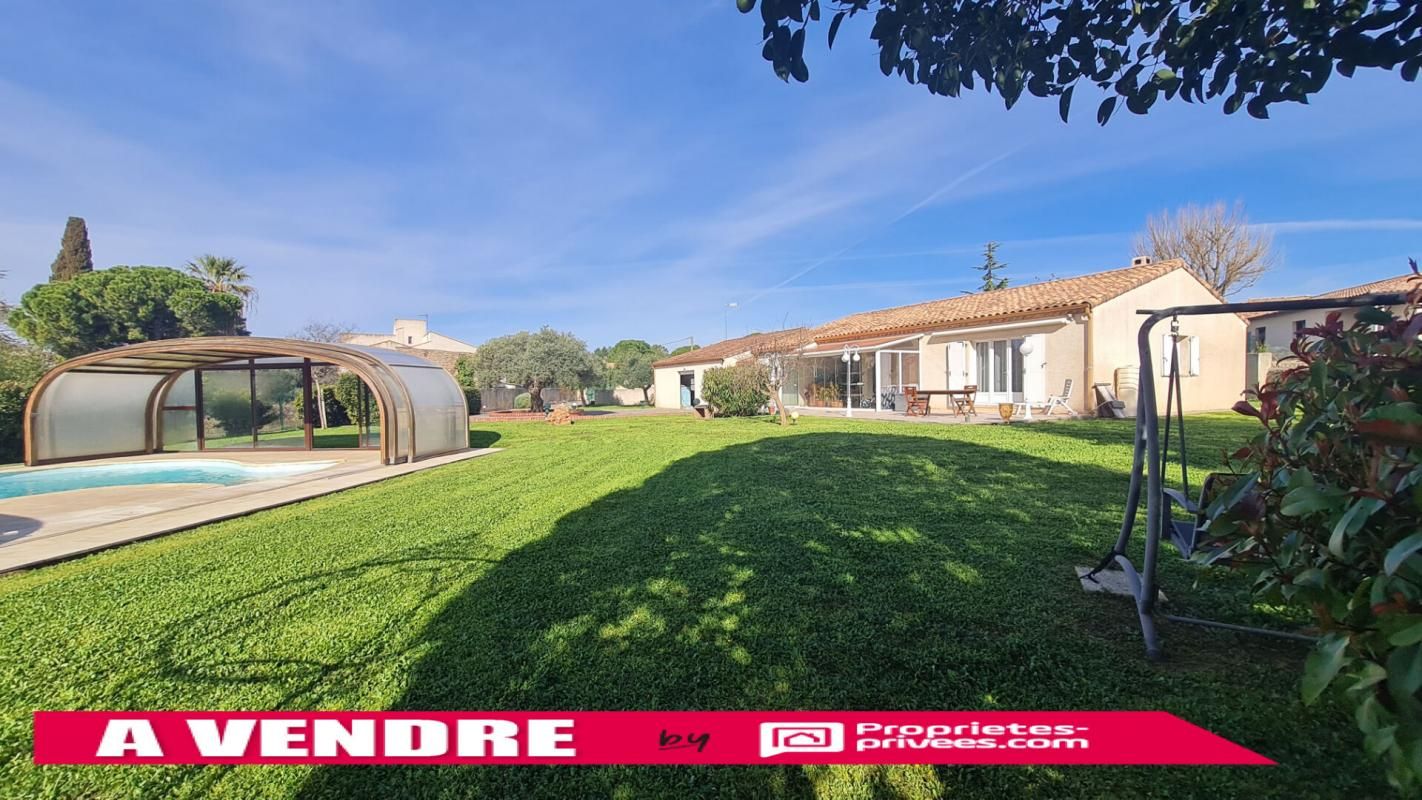 SAINT-GENIES-DE-FONTEDIT Villa plein pied 150m² avec très grand garage et piscine sur 2708m² de terrain 1