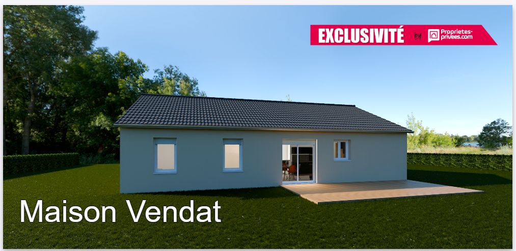 Maison Vendat 4 pièce(s) 90 m2 avec Terrain