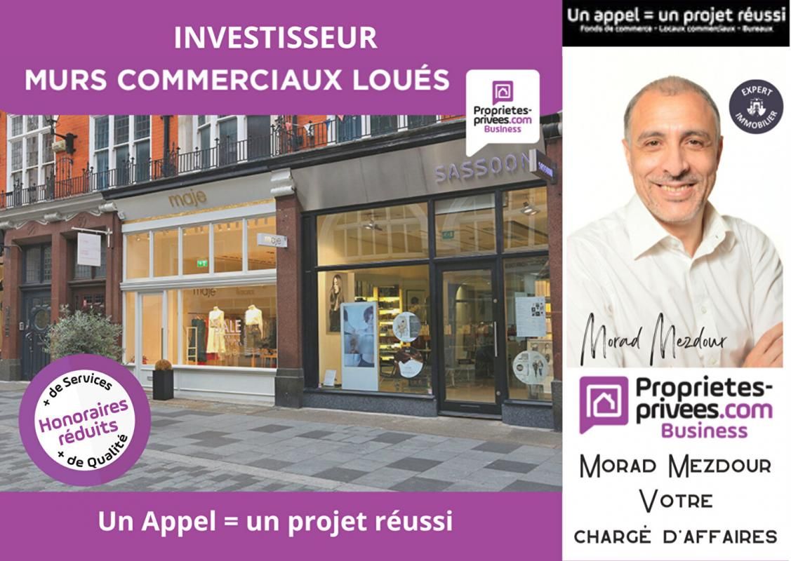 LILLE 59000 LILLE - Murs commerciaux 55 m2 avec cave 20 m2 2