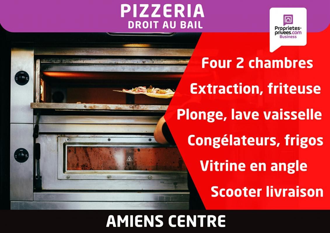 AMIENS AMIENS, centre-ville -  Pizzeria 45 couverts, Cession de bail, Terrasse 2