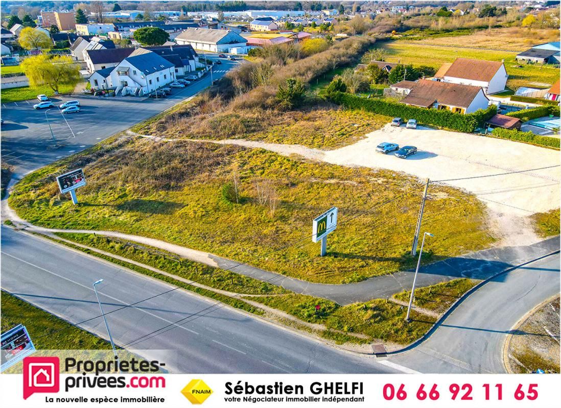 Romorantin terrain constructible de 2900 m² en zone UC