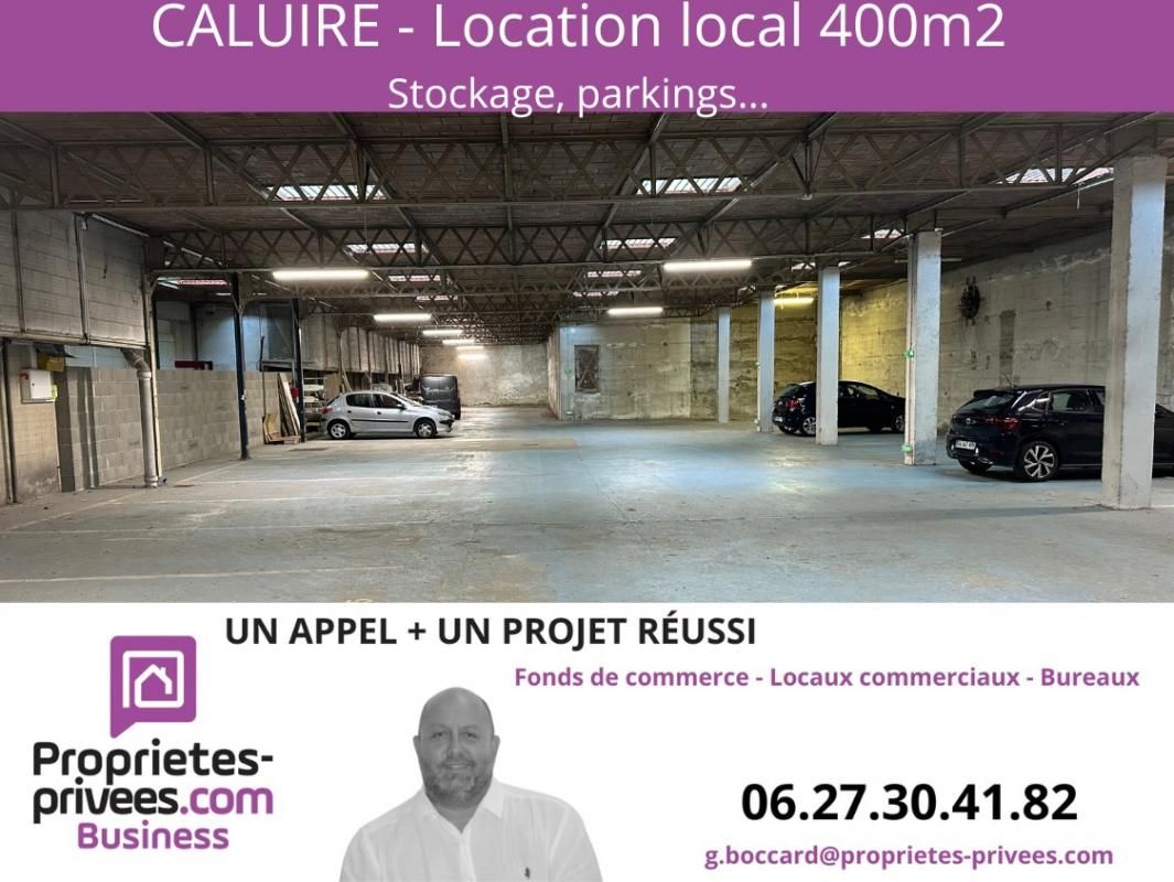 CALUIRE ET CUIRE - Entrepôt / local industriel  400 m²