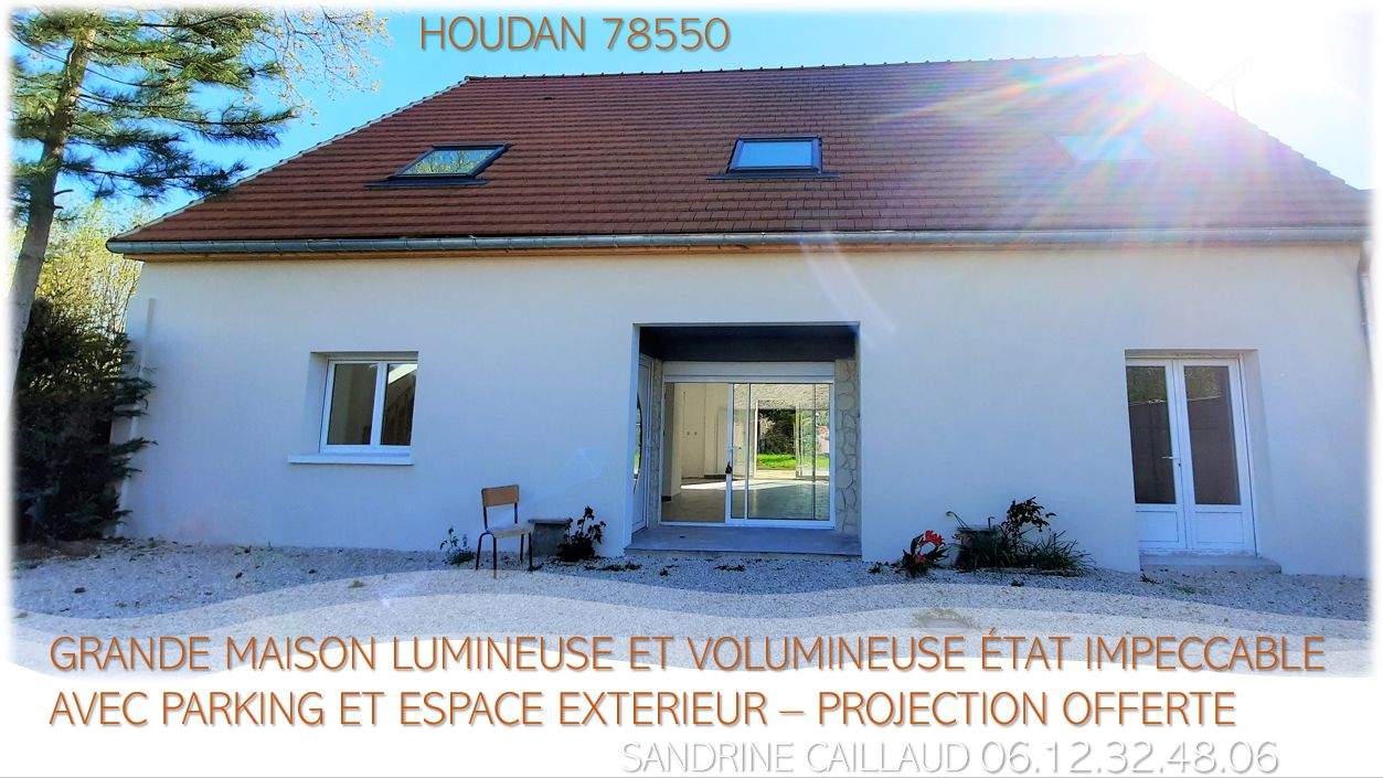 HOUDAN 78550 - Maison familiale - 4 chambres - jardin - parking - 370000 Euros HAI