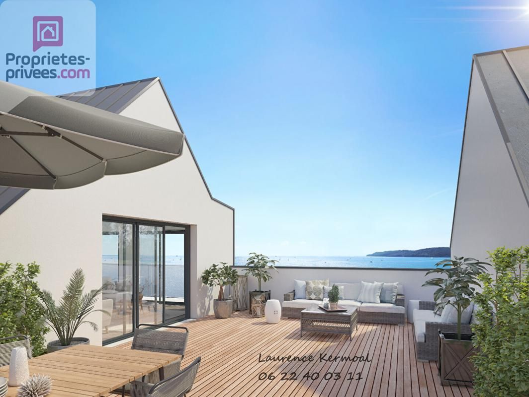 PERROS-GUIREC VENTE APPARTEMENT T4, 115 M², DERNIER ETAGE, VUE MER, 2 TERRASSES, (22700 ) PERROS-GUIREC 1