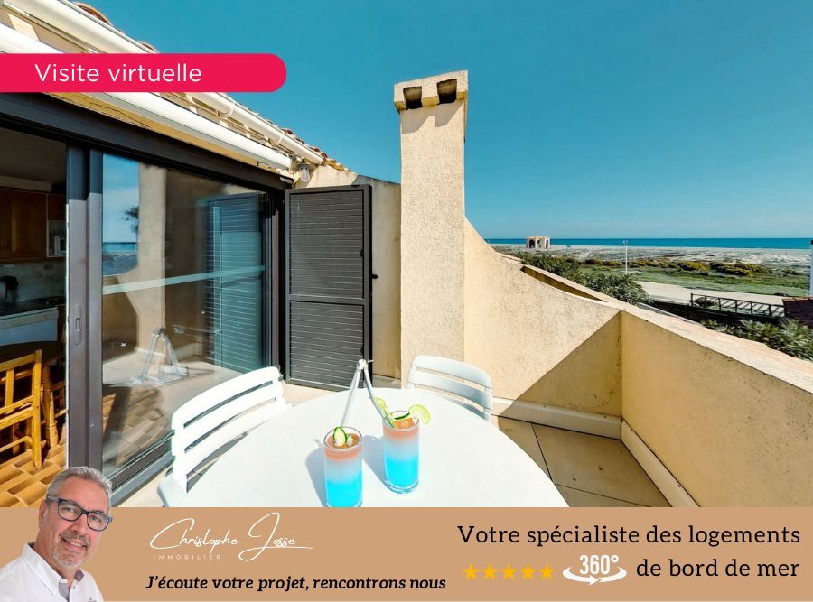 PORT LEUCATE Maison plein sud terrasse parking vue mer 1