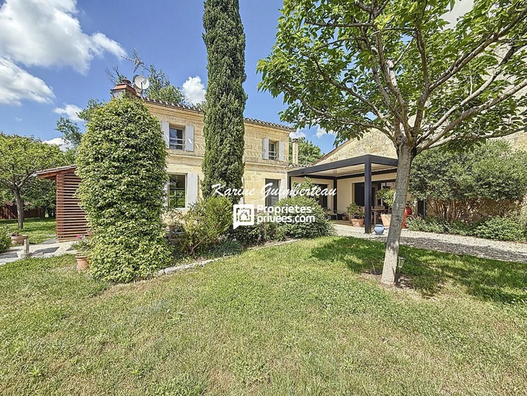 SAINT-EMILION Maison de campagne 320 m2 + piscine + garage + jardin 4