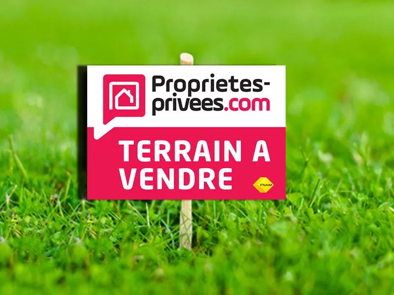 Terrain viabilisé constructible 1190 m²