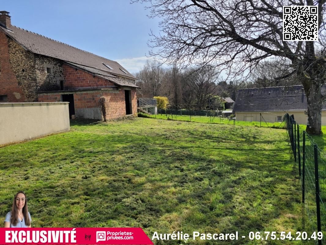 > ARNAC - POMPADOUR (19230) : Grange en pierre à rénover en Maison T4 T5 -140m² - terrain de 388m2 - 54 990