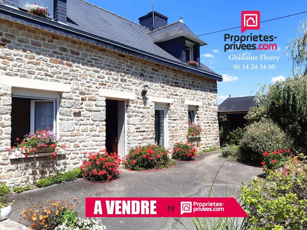 Caro 56140 - Maison en pierre 6 pièces 160 m2, 2 chambres/rdc
