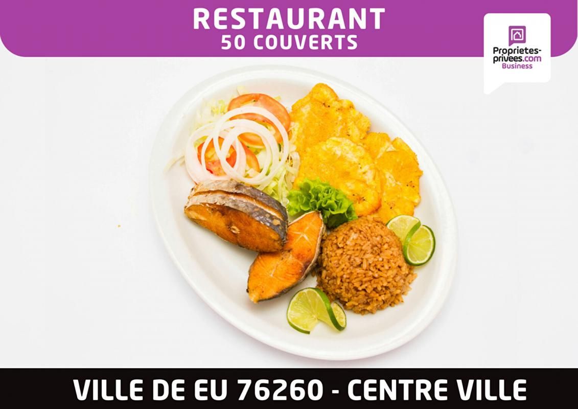 BAR RESTAURANT 50 couverts , centre ville de EU (76260) licence IV