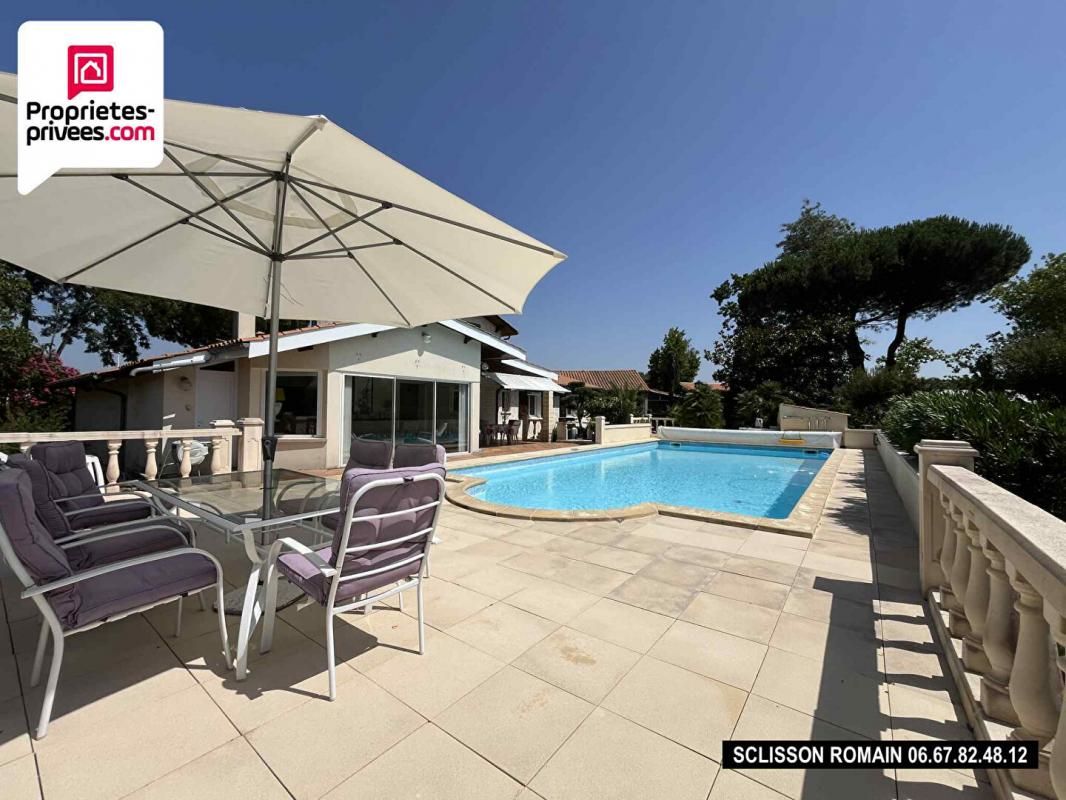 Maison familiale Braud Et St Louis - 188m2 - 4 chambres - piscine - grand jardin - PRIX 498 112 HAI