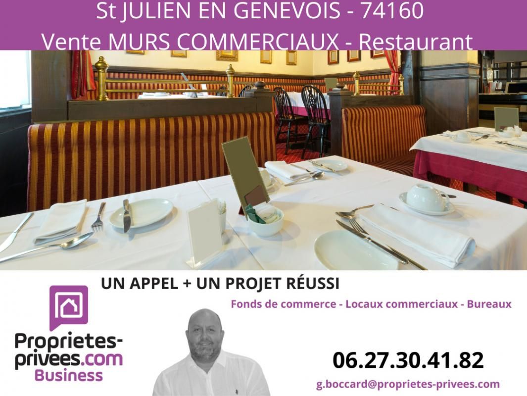 SAINT JULIEN EN GENEVOIS - MURS COMMERCIAUX 800 m²