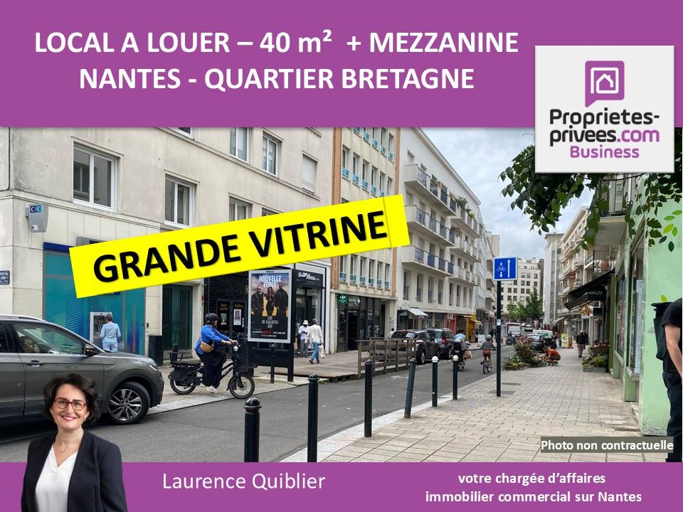 44000 NANTES - LOCAL COMMERCIAL A LOUER - QUARTIER BRETAGNE