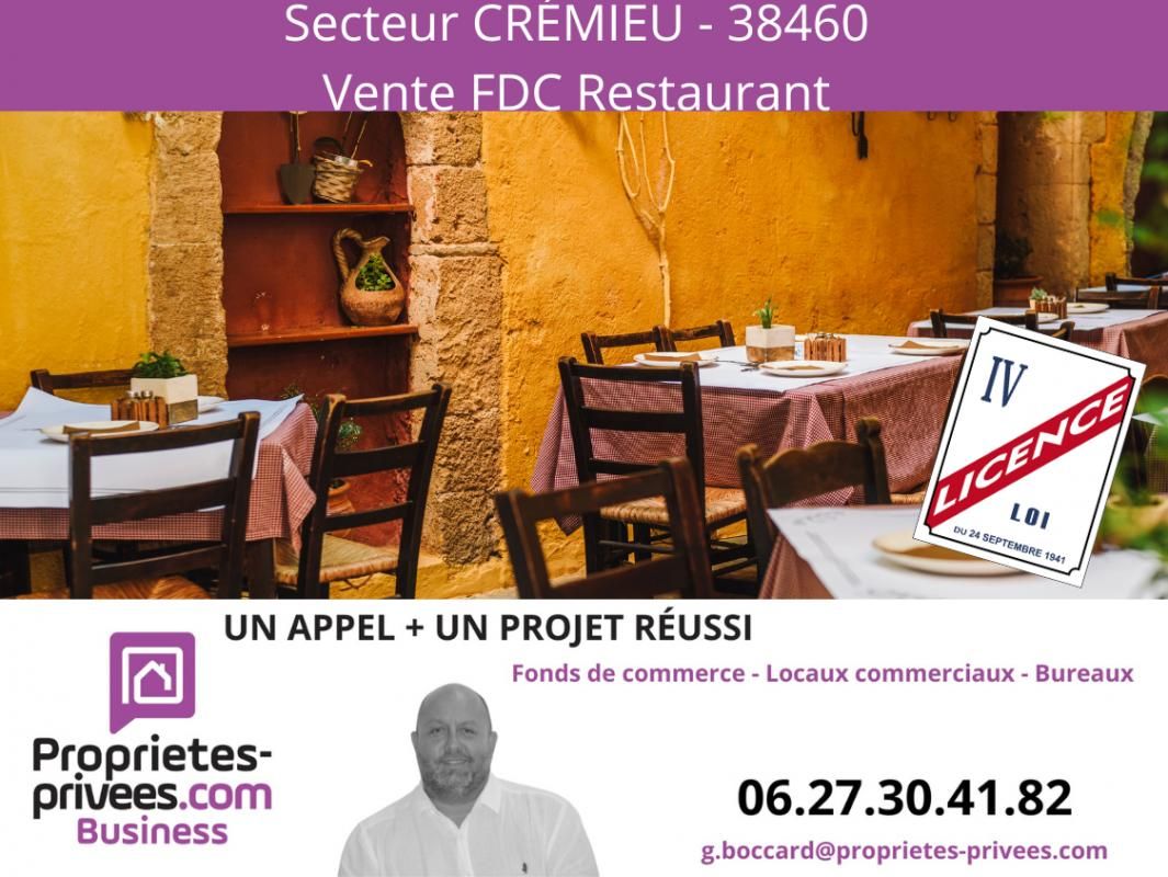 Secteur Crémieu - BAR RESTAURANT 200 M²