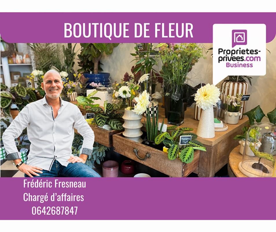 NORD-EST de VANNES - BOUTIQUE DE FLEURS 60 m²