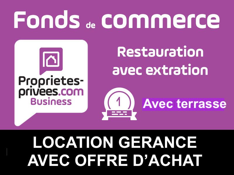 75019 PARIS : BOTZARIS "EXCLUSIVITÉ" LOCATION GERANCE RESTAURANT - 40 COUVERTS PLUS TERRASSE