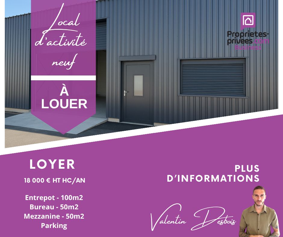 SECTEUR CARCASSONNE - LOCAL D'ACTIVITE NEUF- BUREAU - ENTREPOT