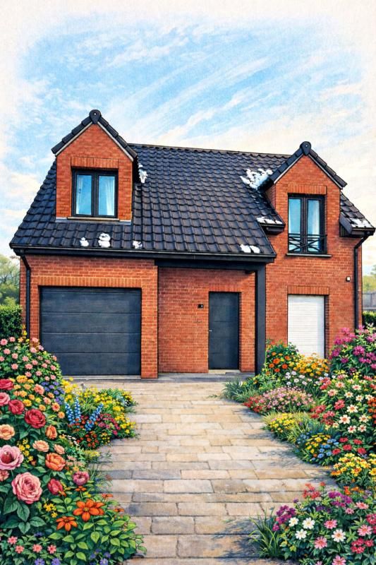 Maison récente 3 chambres Exposition plein sud Écurie (proche Arras)