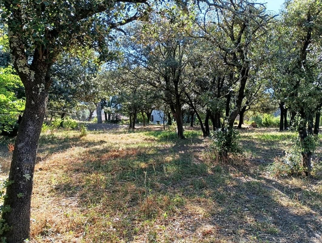 ANDUZE Mas en pierres mitoyen proche Anduze sur terrain constructible de 3300 m2 3