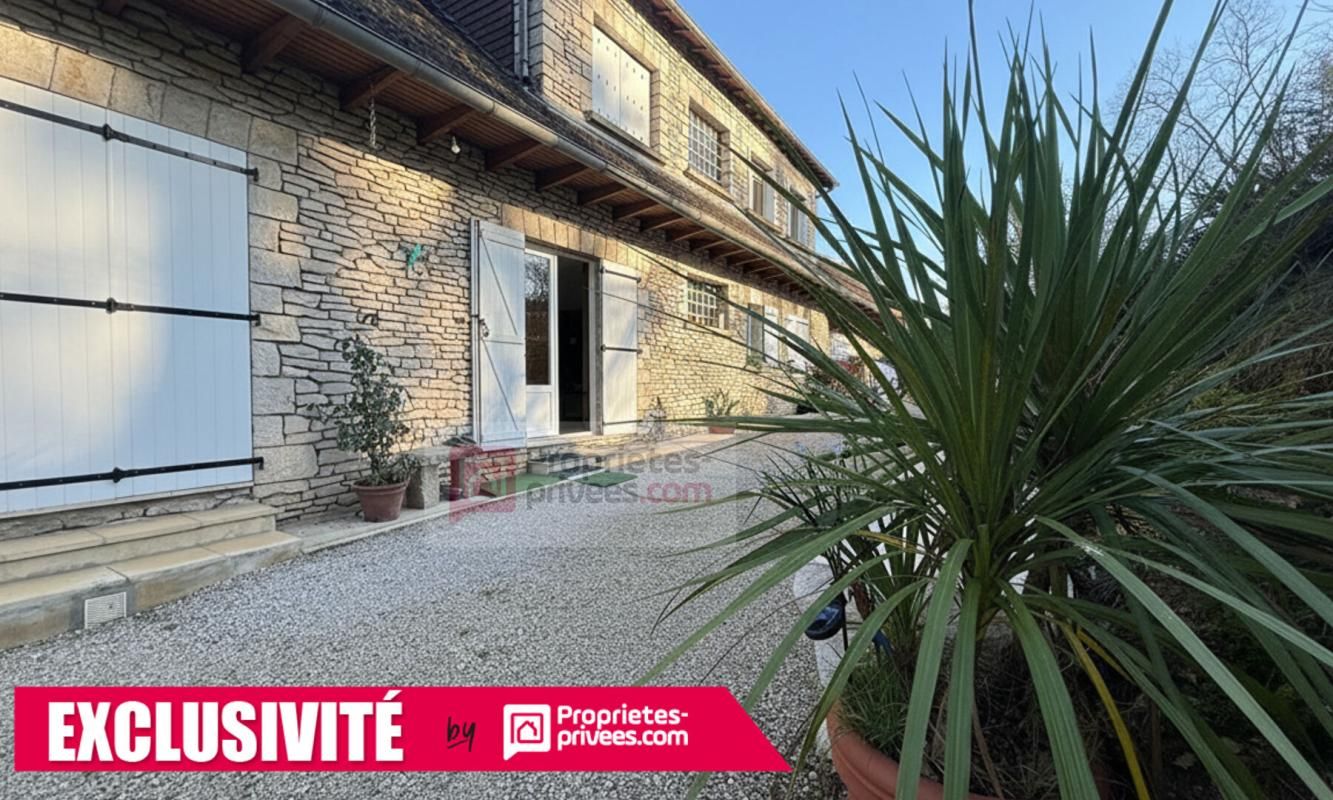 Maison familiale en pierres - Brive Ouest - Espace à vivre de PLAIN PIED - Terrain 5 038 m²