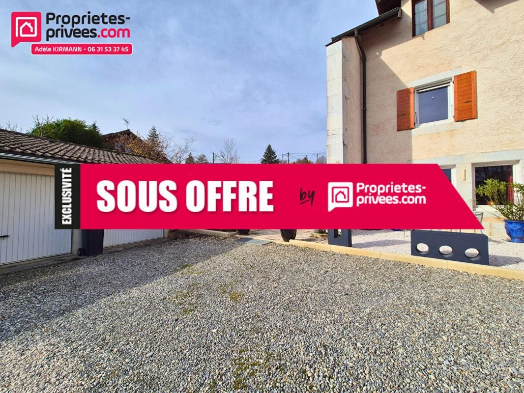 Appartement duplex 66m2 - jardin - double garage - Pougny 01550