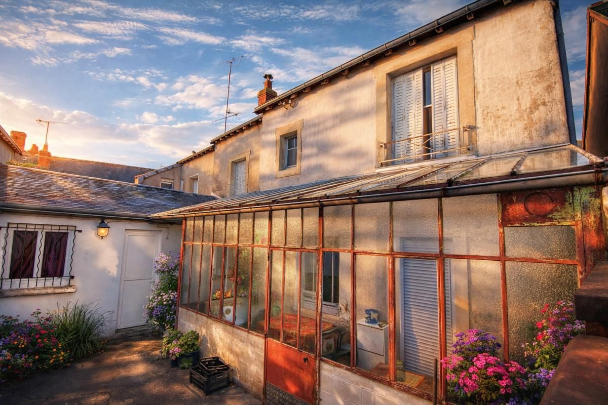 Maison de ville, 7 pièce(s) 140 m2 5 chbres avec garage