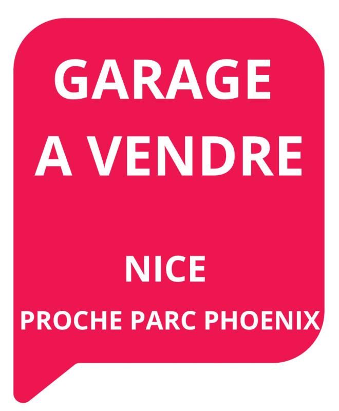 A VENDRE - BOX FERME - PROCHE PARC PHOENIX - RUE JEAN VIGO