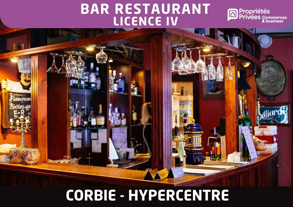 Corbie hypercentre - Bar Restaurant Licence IV , Terrasse