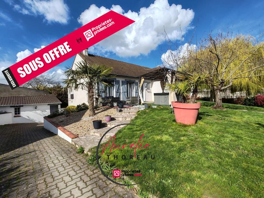 Maison sur sous sol, terrain clos, 4 chambres