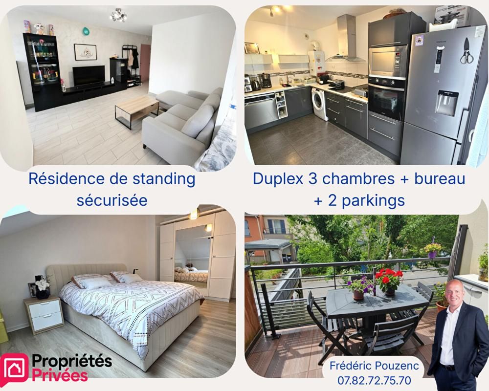 Trappes / Duplex récent de 96 m2 / 3 chambres + 2 parkings