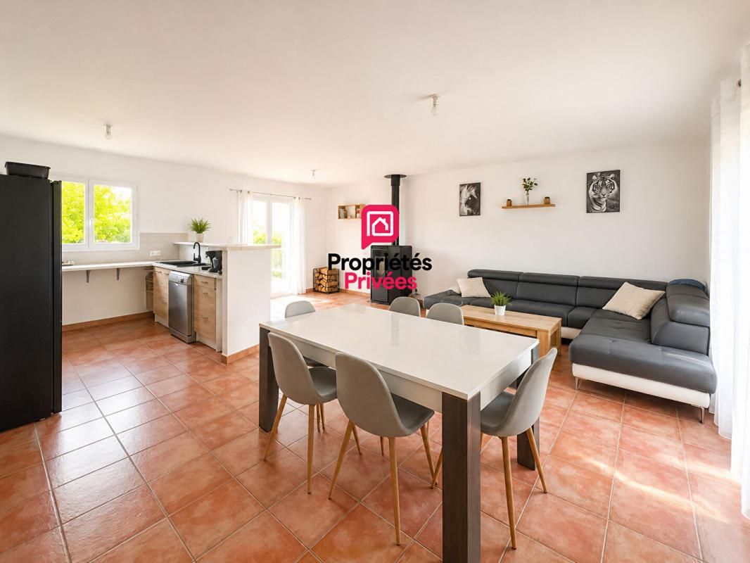 Maison de plain-pied, 3 chambres, jardin